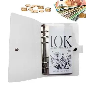 10K Конверты Money Saving Challenge Планировщик бюджета и сбережения Книжные конверты Конверты для денег и сбережений