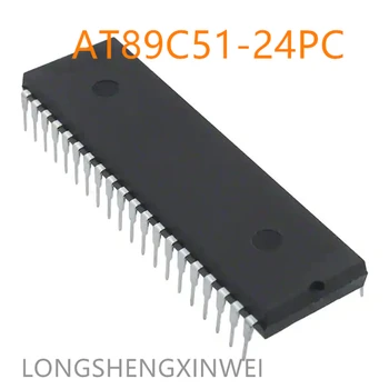 1шт AT89C51-24PC 24PI AT89C51-24PU Новый оригинальный 8-битный микроконтроллер Direct Insert DIP-40 Spot