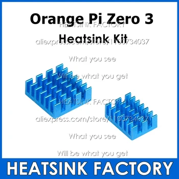 4-20 шт./лот DIY Алюминиевый радиатор Комплект с термоклейкой лентой Радиаторы с прокладкой Применить для Orange Pi Zero 3