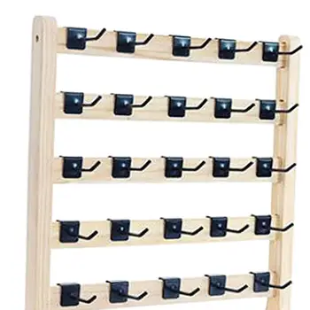 5-уровневая подставка для сережек дисплей органайзер для сережек с крючками для спальни