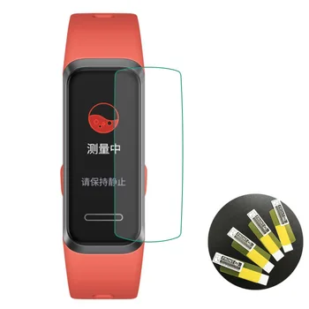 5 шт. Мягкий TPU Прозрачный защитный пленочный щиток для Huawei Band 4 Smart Watch Band4 Браслет Полноэкранная защитная пленка