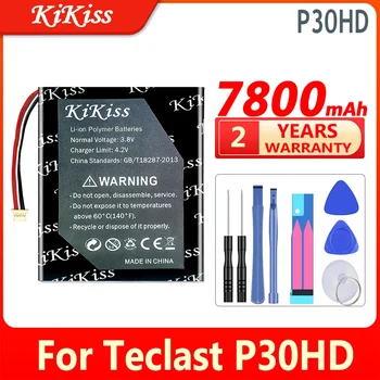7800 мАч KiKiss Мощный аккумулятор P30 HD для аккумуляторов ноутбуков Teclast P30HD