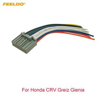 FEELDO Автомобильный стерео аудио радио адаптер жгута проводов для Honda CRV Greiz Gienia Envix CD-плеер Штепсельный кабель