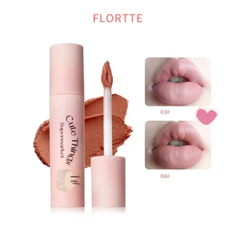 FLORTTE Meria Cream Ежедневная база для губ Грязевая глазурь Light Lip Cover Lip Mist Deep Lip Eraser