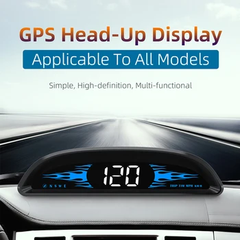 G2 G3 Авто GPS HUD Спидометр Проекционный дисплей HD Цифровой экран Сигнализация скорости Спидометр Автомобили Электронные аксессуары