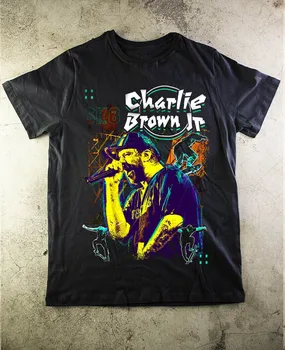 Junior Brown Music Tour Хлопковая черная полноразмерная футболка унисекс для фанатов