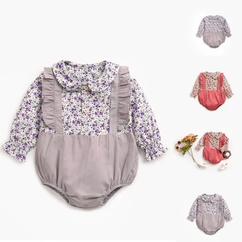 L5YF Одежда для девочек Комбинезон Детский комбинезон для новорожденных Костюм унисекс Наряды Комбинезон на молнии для детей