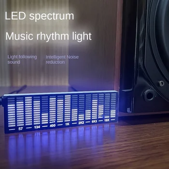LED Аудио Спектр Дисплей Звукосниматель Окружающий свет Управление звуком Музыка Спектр Игровая комната Атмосфера Ритм Свет Автомобиль