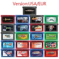 Megaaman Castlevaniaa Series 32-битный видеокартридж Консольная игровая карта Версия для США / ЕС