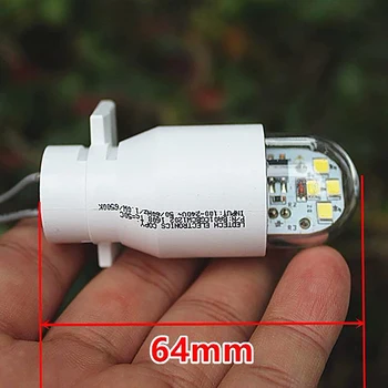 Mini AC220V 1W 6500K Белая светодиодная маленькая лампочка подходит для использования в любом месте Эффект освещения