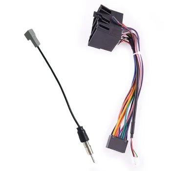  NEW Адаптер кабеля для стереорадио Адаптер жгута проводов Запасная часть, подходящая для Hyundai Kia Android