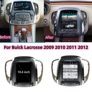 Qualcomm 8-ядерный Tesla для Buick Lacrosse 2009 2010 2011 2012 Android Авто Радио Авто GPS Навигация Головное устройство Беспроводная Carplay 4G