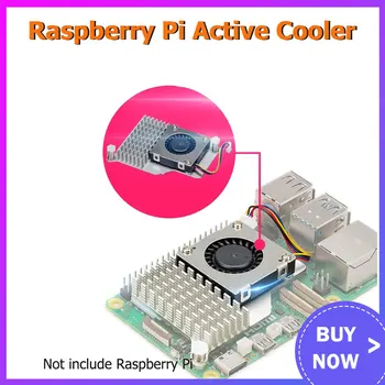 Raspberry Pi Активный кулер с регулируемой скоростью охлаждения Радиатор радиатора вентилятора охлаждения для Raspberry Pi 5