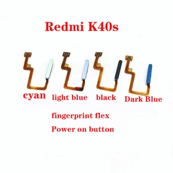  Touch ID Кнопка разблокировки сканера отпечатков пальцев для Xiaomi Redmi K40S