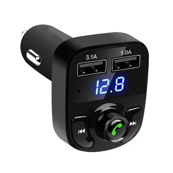 X8 Авто Bluetooth FM Передатчик MP3 Плеер Многофункциональное автомобильное зарядное устройство Автомобильные аксессуары
