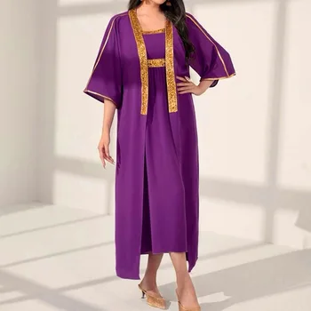 XQY500146 Ближний Восток весна и лето женская мусульманская мода с пайетками юбка с лентой
