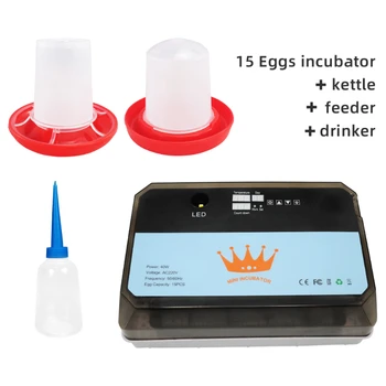 Автоматический инкубатор на 15 яиц поддерживает влажность более удобный мини-инкубатор