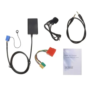 Автомобильный Bluetooth Aux Адаптер USB Music Audio Aux-in Кабель с микрофоном громкой связи для Audi A2 A3 8L 8P А4 В5 В6 В7 А6 4В А8 4Д