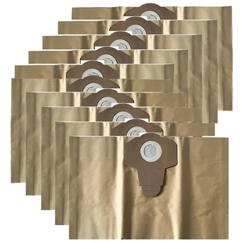 Вакуумные мешки 10 Мешок для фильтрации пыли для пылесосов Parkside для сухой и влажной уборки ПНТС 1250 ПНТС 1250/9 ПНТС 1300 ПВД 12 А1