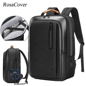 Водонепроницаемый дорожный рюкзак Man Business Aesthetic Многофункциональный расширяемый USB большой емкости 17.3 Рюкзак для ноутбука Mochilas