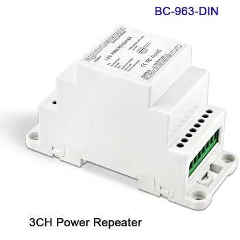  Высокочастотный повторитель мощности на DIN-рейку 5 В 12 В 24 В постоянного тока 3 канала / 4 канала / 5 каналов Усилитель светодиодной ленты RGB / RGBW / RGBCW контроллер ламповой ленты