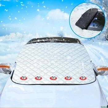 Для Subaru XV Crosstrek 2018 2019 2020 2021 2022 2023 Магнитное очень толстое лобовое стекло автомобиля Зимний снежный покров Летние солнцезащитные козырьки