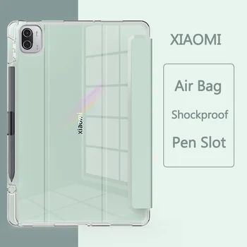 Для Xiaomi Pad 6 Max 14 2023 Pad 6 Pro 11 Flip Кожаный чехол для Redmi Pad 10.61 Mi Pad 5 Pro Защитный чехол с держателем для карандашей