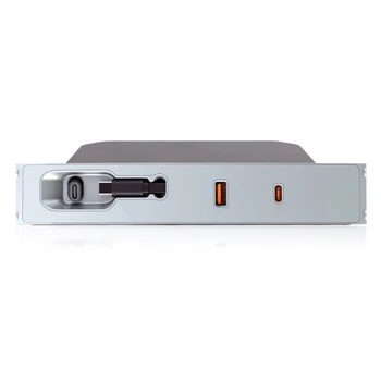  для модели 3 / Y Автомобильная центральная консоль Перчаточный ящик Порты USB-концентратора Адаптер передачи данных Расширение док-станции Быстрая зарядка