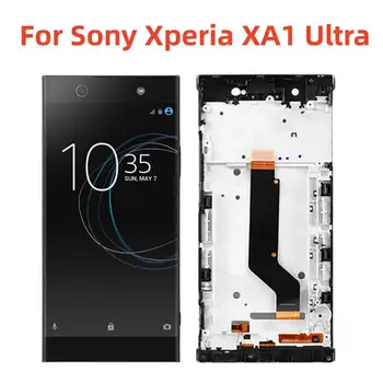ЖК-экран для Sony Xperia XA1 Ultra G3221 G3212 G3223 G3226 C7 ЖК-дисплей Дигитайзер в сборе с рамкой