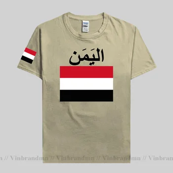 Йемен Йеменский араби Мужская футболка 2023 Джерси Национальная команда Футболка 100% хлопок Футболки Дизайн флага страны Спортивные футболки YEM Islam
