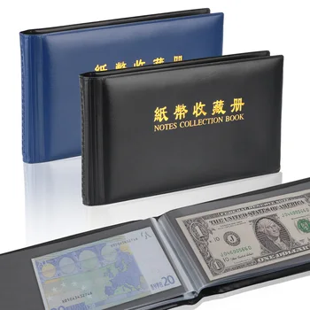 Креативный бумажный альбом для коллекции денег 30 страниц коллекционные карманы прозрачные для коллекционной денежной банкноты защитная сумка