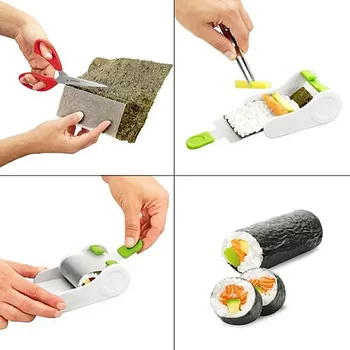 креативный кухонный гаджет ручной работы DIY толкающий джой ролл суши ролл овощной рулет мясной суши набор 1 шт.