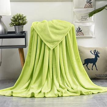 Летние одеяла на кровать Одеяло из кораллового флиса для дивана Queen King Single Size couverture de lit Soft Plaids