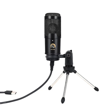  Лучшие предложения USB-микрофон Кардиоидный конденсаторный микрофон со штативом для записи потоковых подкастов Трансляция игр