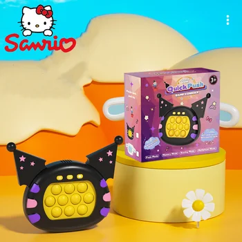 Новый игровой автомат Kawaii Sanrio Kuromi Cinnamoroll Pochacco Корейская детская головоломка карманная игра аниме игрушки подарок на день рождения