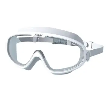 Очки для плавания Защита от утечек УФ Большая рама Взрослые очки для плавания Водонепроницаемые очки для плавания с четким зрением для мужчин и женщин