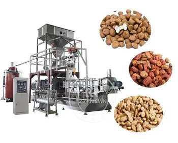  Промышленный экструдер для кормов для домашних животных Машина для производства кормов для домашних животных с сертификацией CE