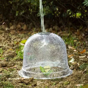  Садовое растение Cloche, прозрачная крышка колокола для купола растений 6 штук Пластиковый колокольчик для растений, для согревания