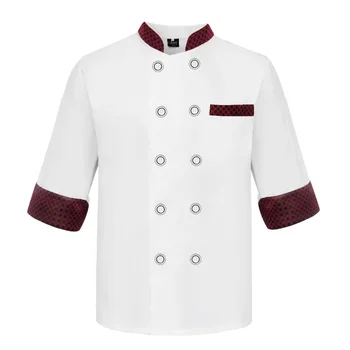 Униформа шеф-повара Рабочая одежда отеля Красивая мода Главный кухонный комбинезон