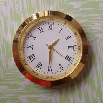 Часы Кварцевый механизм Круглые часы Голова Вставка Классические часы Ремесло для женщин Мужчины Ношение часов Запасная часть Дропшиппинг